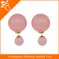 pearl earrings fine jewelry, bridal pearl earrings, 10 mm pink pearl stud earrings